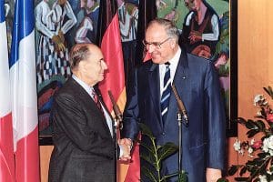 Helmut Kohl och François Mitterrand