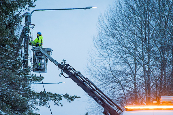 LED-lampor sprider nytt ljus över Nykarleby - Katternö Digital 1 | 2023