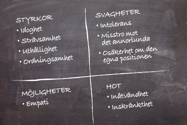 Lars Westerlunds swot-analys över Österbotten.